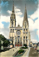 28 - Chartres - Cathédrale Notre Dame - Automobiles - Mention Photographie Véritable - CPM - Carte Neuve - Voir Scans Re - Chartres