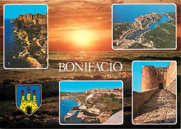 20 - Bonifacio - Multivues - Blasons - CPM - Voir Scans Recto-Verso - Autres & Non Classés