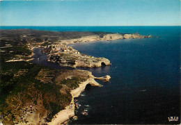 20 - Bonifacio - Vue D'ensemble De La Ville Sur Les Falaises Et Au Premier Plan, Les Grottes - Vue Aérienne - Carte Neuv - Otros & Sin Clasificación