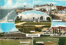 14 - Deauville - Multivues - Hippodrome - Chevaux - Carte Neuve - CPM - Voir Scans Recto-Verso - Deauville