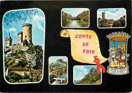 09 - Foix - Multivues - Blasons - CPM - Voir Scans Recto-Verso - Foix