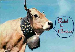 Animaux - Vaches - Carte Humoristique - Cloche - CPM - Voir Scans Recto-Verso - Vaches