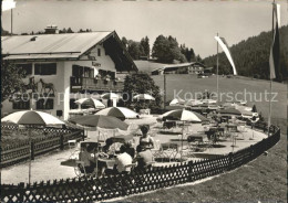 72019115 Ramsau Berchtesgaden Berggasthof Nutzkaser Terrasse Schwarzeck Ramsau - Berchtesgaden