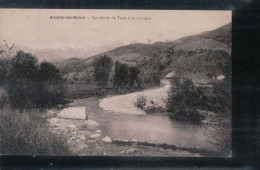 Cpa 66 Amélie Les Bains Les Bords Du Tech Et Le Canigou - Amélie-les-Bains-Palalda