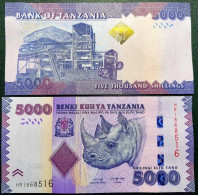 Tanzania 5000 Shilling, 2019 P-43C - Tanzanie