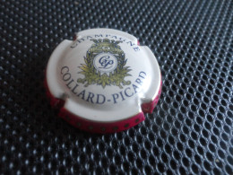 CAPSULE DE CHAMPAGNE : COLLARD-PICARD - N°09 Contour Rouge, Fond Blanc Cassé - Other & Unclassified