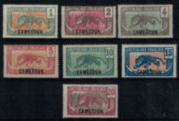 France Cameroun - "Fauve" - Série Neuve 2** N° 84 à 90 De 1921 - Unused Stamps