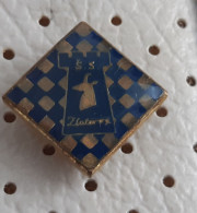 Chess Club SS Zlatorog Maribor Slovenia Ex Yugoslavia Vintage Pin - Other & Unclassified