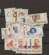 1946 MNH Madagaskar Yvert 300-18 Postfris** - Unused Stamps