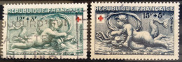 FRANCE                           N° 937/938             OBLITERE               Cote : 12 € - Used Stamps