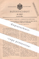 Original Patent - Electric Boat Company , New York , Manhattan , USA , 1901 , Unterwassertorpedoboot |  Torpedo - U-Boot - Historical Documents