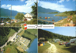 71998750 Ossiachersee Camping Jodl Strand Fliegeraufnahme Ossiachersee - Autres & Non Classés