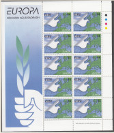 IRLAND  890-891, 2 Kleinbogen, Postfrisch **, Europa CEPT: Frieden Und Freiheit, 1995 - Blocs-feuillets