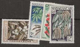 1956-57 MNH Madagaskar Yvert 331-34 Postfris** - Unused Stamps