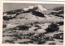 CPSM. 74 MEGEVE ET LE MONT BLANC. - Megève