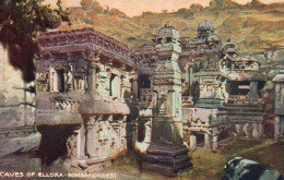 CPA - BOMBAY - CAVES Of ELLORA - Illustration (INDES) - India