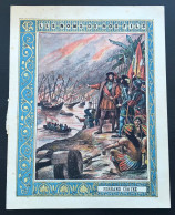 Protege Cahier XIXe - Les Noms De Nos Fils - FERNAND CORTEZ - Protège-cahiers