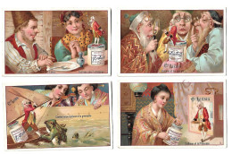 S 145, Liebig 6 Cards, Gulliver (one Card Has Damage At The Front)  (ref B1 ) - Liebig