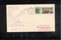 USA 1963 Space / Weltraum Launch Of Satellite TELSTAR 2 Interesting Cover - United States