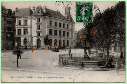 108. ANGOULÊME - PLACE DE L'HÔTEL DE LA POSTE - LL. (16) (ANIMÉE) - Angouleme