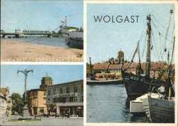 71998433 Wolgast Mecklenburg-Vorpommern Dampferanlegestelle Platz Jugend Hafen W - Wolgast