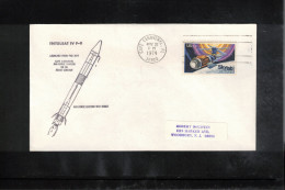 USA 1974 Space / Weltraum Satellite INTELSAT-IV F-8 Interesting Cover - USA