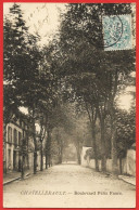 Vienne ( 86 ) Châtellerault : Boulevard Félix Faure - CPA écrite 1905 TBE - Chatellerault