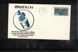 USA 1978 Space / Weltraum Satellite INTELSAT-IV -A  F-6 Interesting Cover - Estados Unidos