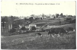 MELLE - Vue Générale Au Midi Et L'Abattoir - Melle