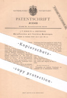 Original Patent - J. T. Scholte , Amsterdam , Holland , 1882 , Wärmflasche Mit Flexiblen Wandungen | Wärmgefäß - Documents Historiques