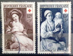 FRANCE                           N° 966/967             OBLITERE               Cote : 19 € - Used Stamps