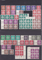 Postfrische Dienstmarken A Bis D Auf Steckkarten - Postfris