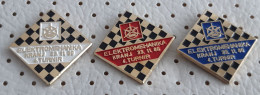 4. Chess Tournament Iskra Elektromehanika Kranj 1980 SLOVENIA Ex Yugoslavia Pins - Sonstige & Ohne Zuordnung