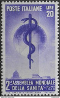 1949 Italia Sanità MNH Sassone N. 607 - 1946-60: Mint/hinged