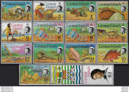 1974 Cayman Islands 15v. MNH SG. N. 346/419 - Otros & Sin Clasificación