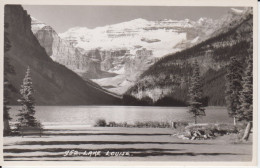 4 Cartes Lac Louise Mont Temple, Mont Lefroy Lac Moraine Et Ces Majestueux Pics Enneigés Bow Falls Bow River RP B&W 8sc - Lac Louise