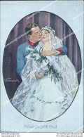 Cc44 Cartolina Art Deco Donnina Lady Donna Cupido Illustratore Artist Kriegsgefr - Andere & Zonder Classificatie