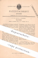 Original Patent - C. F. W. Hautz , Hamburg , 1881 , Klapp - Drehstuhl | Klappstuhl , Stuhl , Stühle - Historical Documents