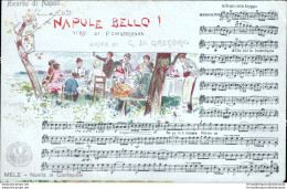 Cc4 Cartolina Napoli Napule Bello! Canzoni Napoletane Edizione Bideri Scoppetta - Napoli