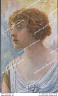 Cc137 Cartolina Art Deco Donnina Lady Donna Cupido Illustratore Artist Spotti - Other & Unclassified