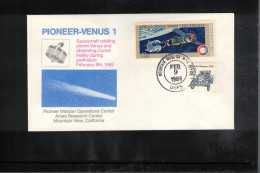 USA 1986 Space / Weltraum Spacecraft PIONEER-VENUS 1 Observing Halley Comet  Interesting Cover - United States