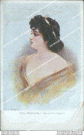 Cc125 Cartolina Art Deco Donnina Lady Donna Cupido Illustratore Artist Madrilena - Other & Unclassified