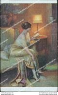 Cc118 Cartolina Art Deco Donnina Lady Donna Cupido Illustratore Artist - Other & Unclassified