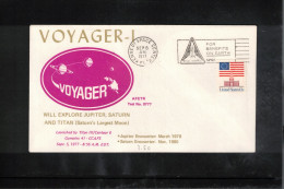 USA 1977 Space / Weltraum Spacecraft VOYAGER-I  Interesting Cover - USA