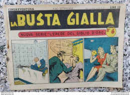 Bp32 Fumetto Cineavventura  La Busta Gialla Albo Settimanale N 6  Lire 12 - Karlsruhe