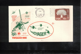 USA 1977 Space / Weltraum Spacecraft VOYAGER ONE  Interesting Cover - Etats-Unis
