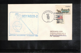 USA 1989 Space / Weltraum Spacecraft VOYAGER 2  - Neptune Encounter Interesting Cover - United States