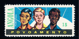 Angola - 1962 - Settlement / Three Races - 1$00 - MNH - Angola