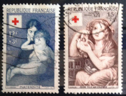 FRANCE                           N° 1006/1007            OBLITERE               Cote : 26 € - Used Stamps