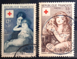 FRANCE                           N° 1006/1007            OBLITERE               Cote : 26 € - Used Stamps